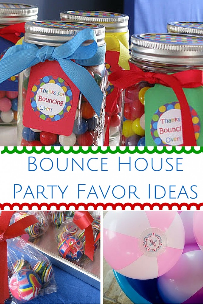 Bounce House Party Favor Ideas