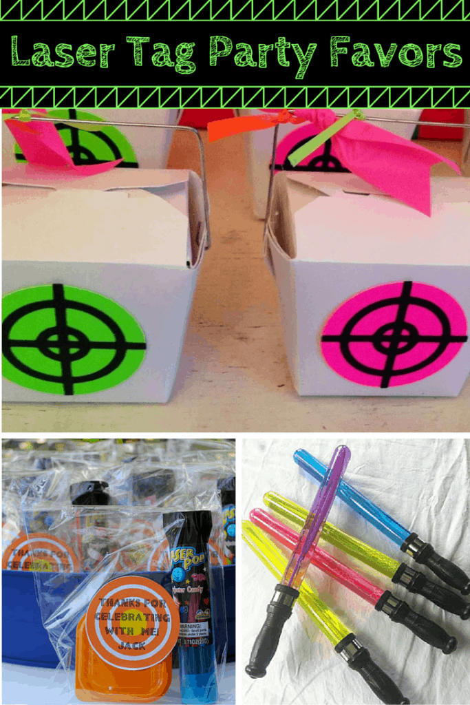 laser tag party favor ideas