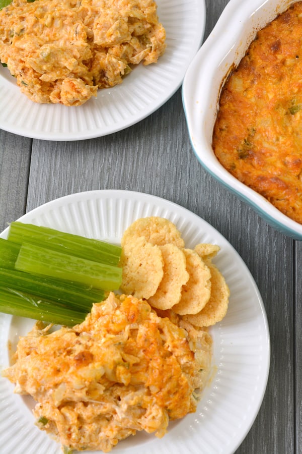 Keto Buffalo Chicken Dip - EASY Low Carb Ranch & Shredded Chicken Buffalo Dip Recipe - BEST Snack or Parties Dip Idea